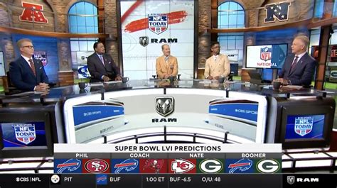 cbs today nfl picks.